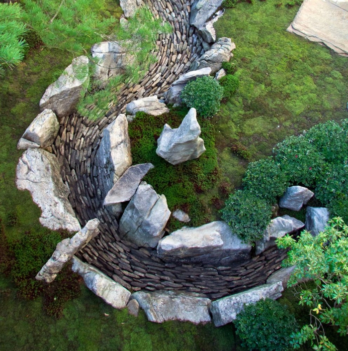 Steinfiguren für den Garten- das Avantgarde- Konzept aus Japan