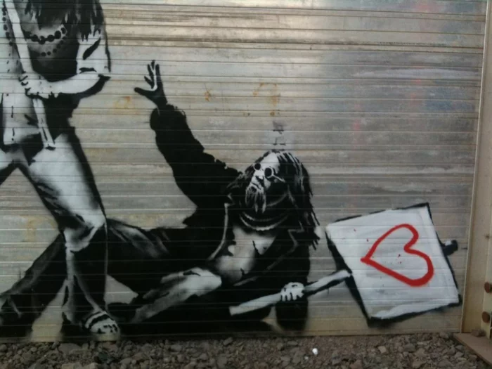 Streetart Künstler Banksy liebe