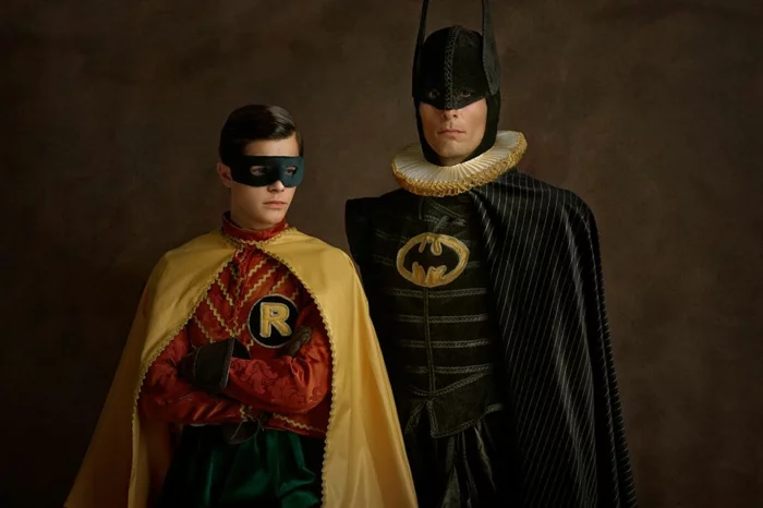 Superheld Batman und Robin