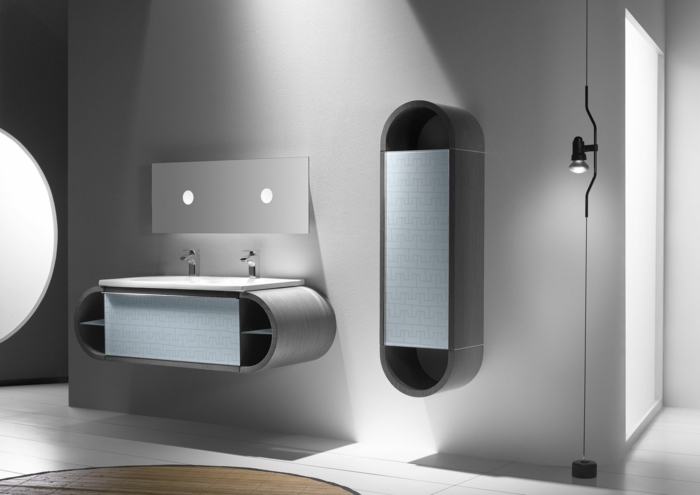 badezimmermöbel modernes design großes bad gestalten