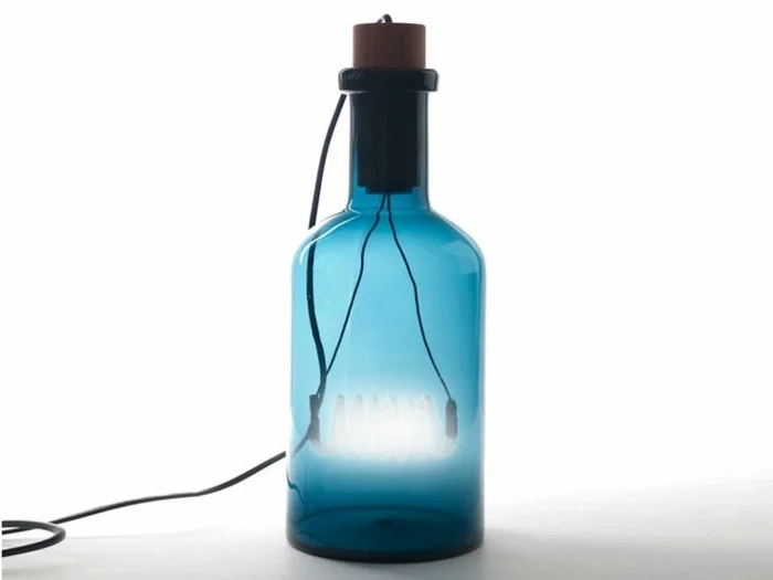 designer leuchten alessandro zambelli tischlampen aus glas blau