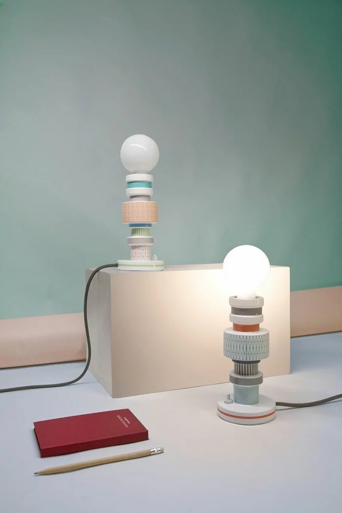 designer leuchten alessandro zambelli tischlampen aus holz teilen