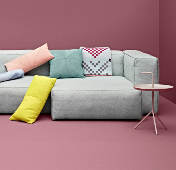 dänische möbel weiches sofa polsterung dekokissen