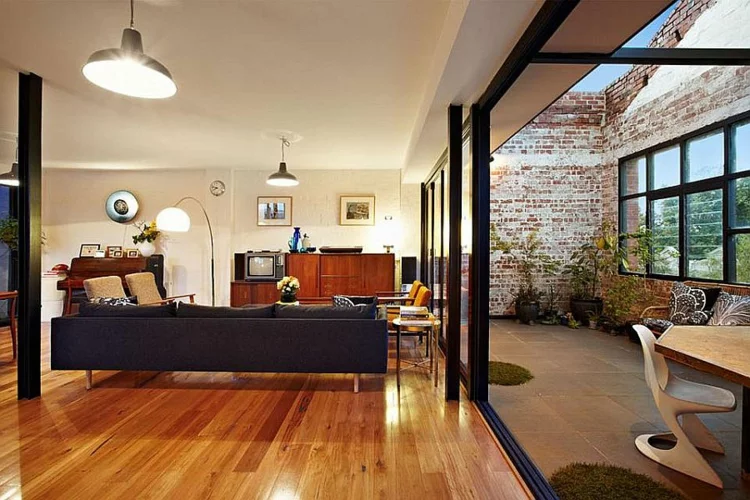 einrichtungstipps wohnzimmer industrial style möbel retro