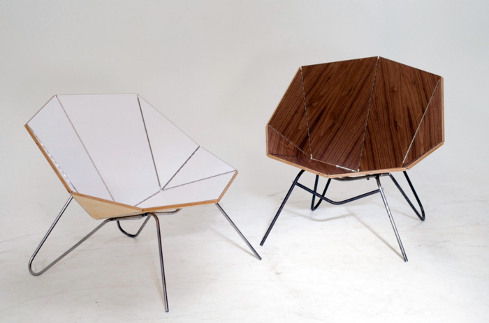 moderne stühle tolles design origamiähnlich