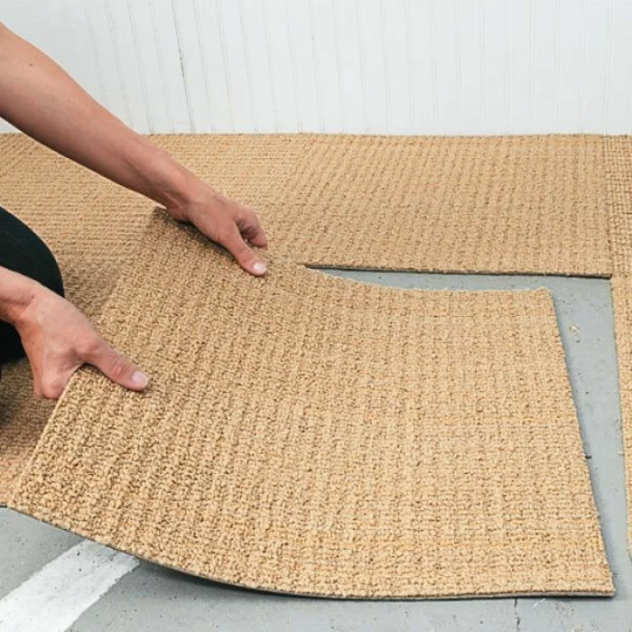 moderne teppiche rattan outdoor teppich verlegen