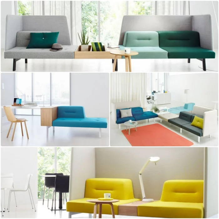 modulares sofa und designermöbel moderne büroeinrichtung