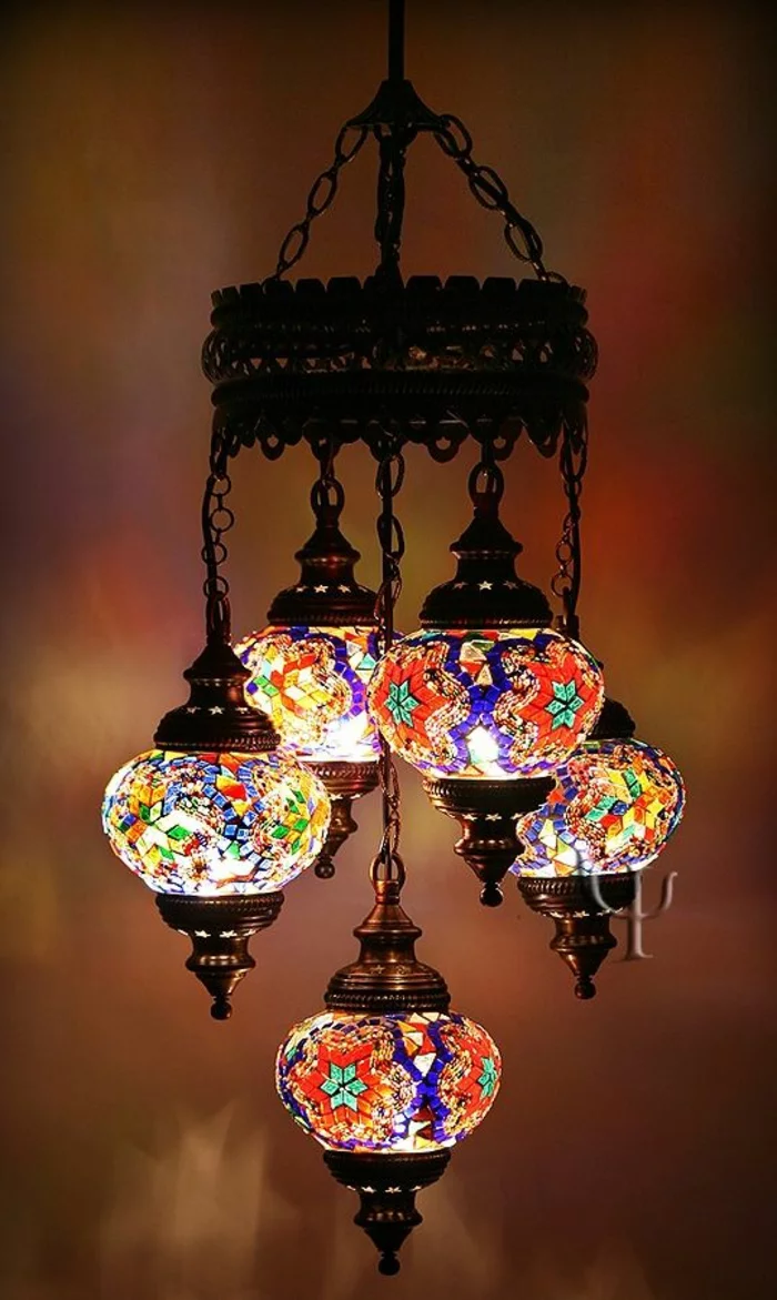 orientalische lampen bunt glas inspiration aus dem orient