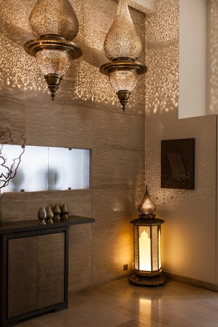 orientalische lampen laternen aus marokko einrichtungsideen