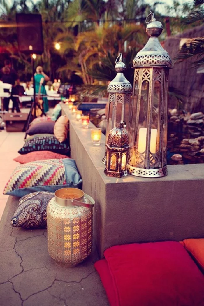 orientalische lampen laternen aus marokko einrichtungsstil