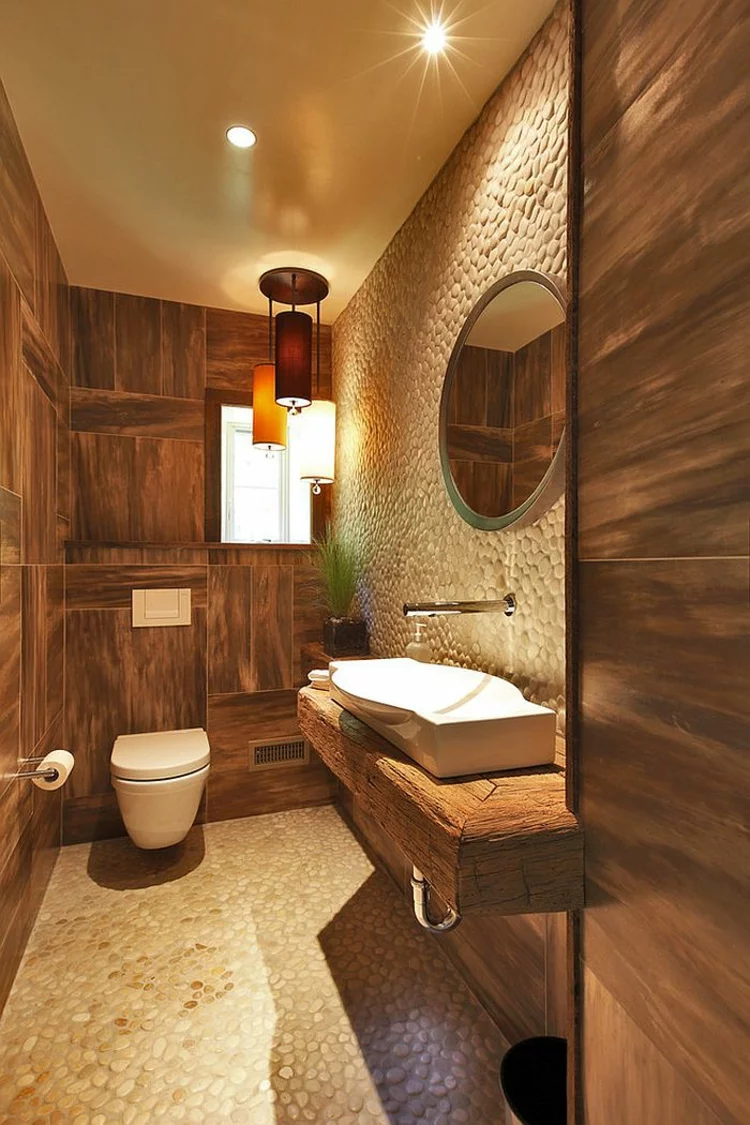 rustikale möbel badmöbel naturholz rustikale badeinrichtung