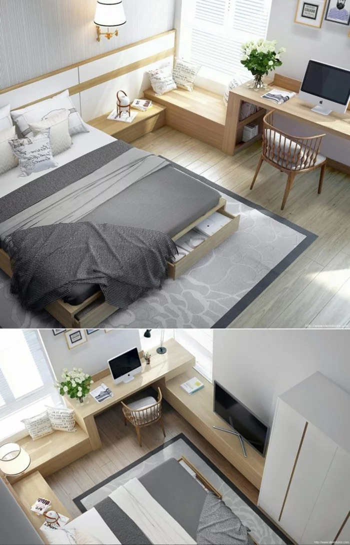 schlafzimmer gestalten mehr stauraum schaffen schlafzimmer möbel