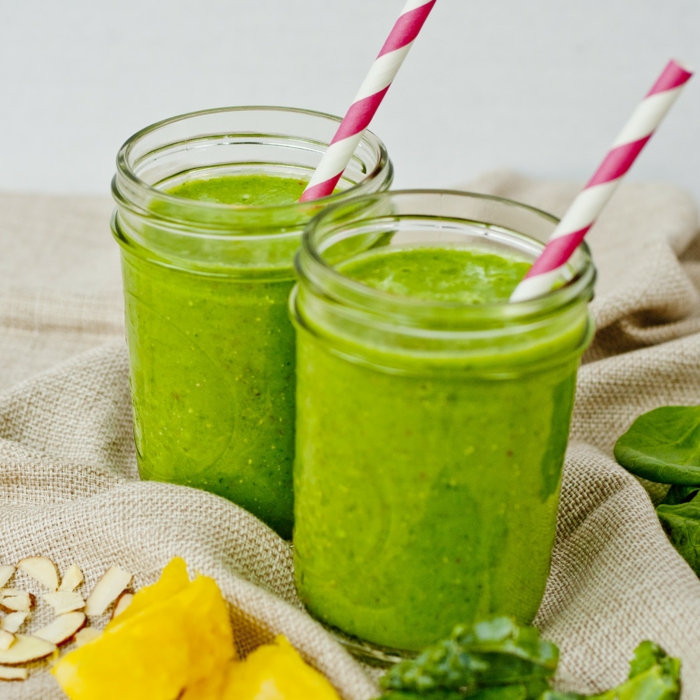 smoothie rezepte grün gesund energisierend