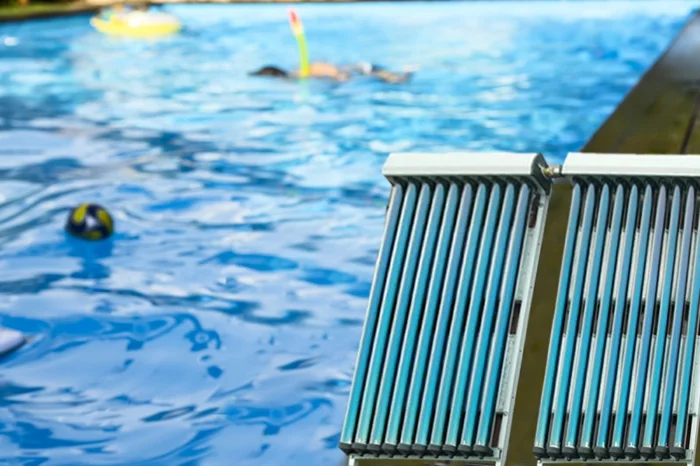 swimmingpools wasser wärmung solaranlage
