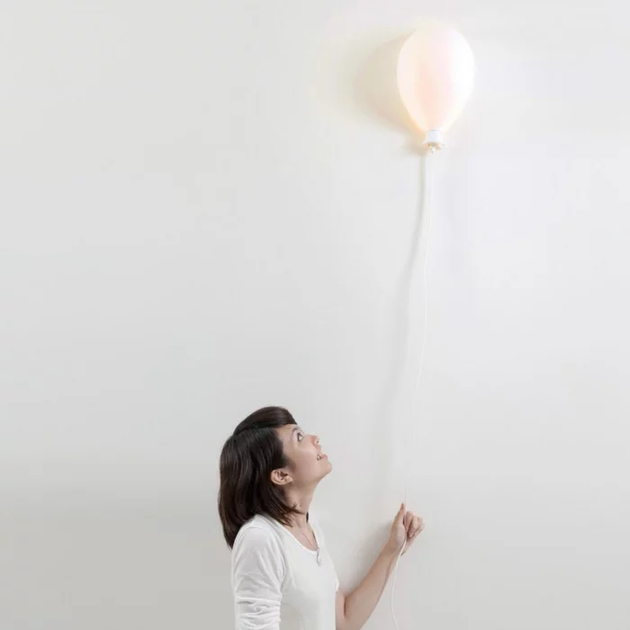 wandleuchte design ballon beleuchtung ideen