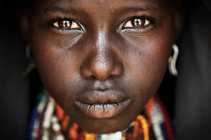 Augenfarbe Bedeutung portait afrikanisch augen