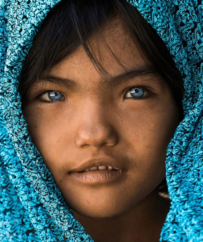 Augenfarbe Bedeutung portrait blau eskomo