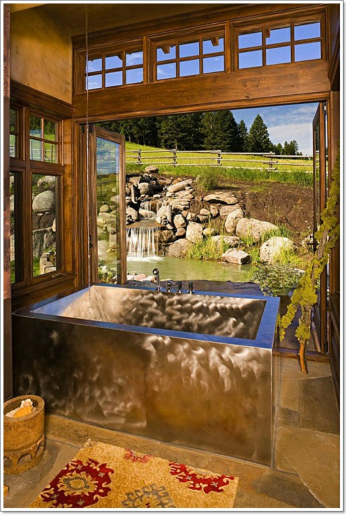 22 Badezimmer Ideen für eine rustikale Gemütlichkeit