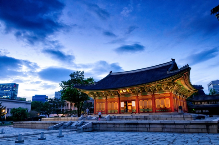 Hauptstadt von Südkorea Deoksu gung palast