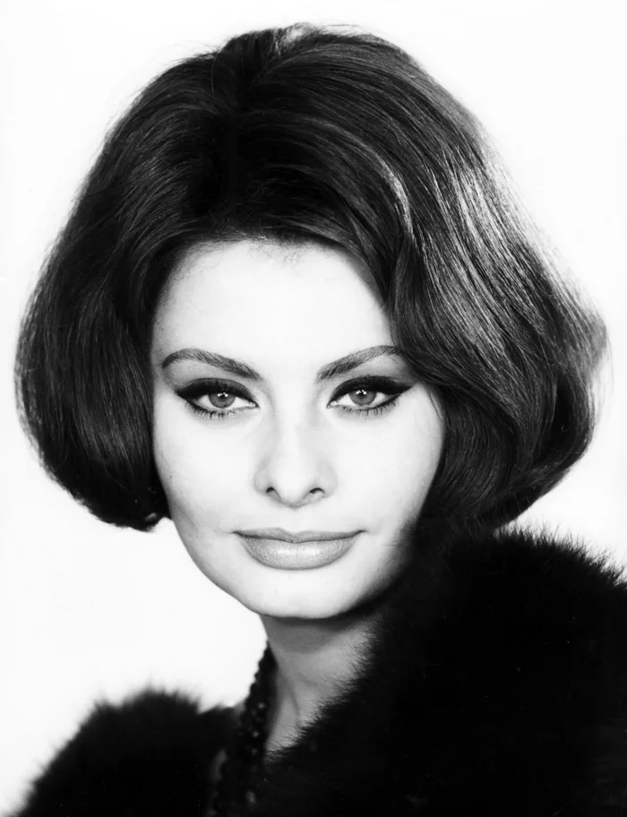 Sophia Loren 50er jahre frisuren haarschnitte