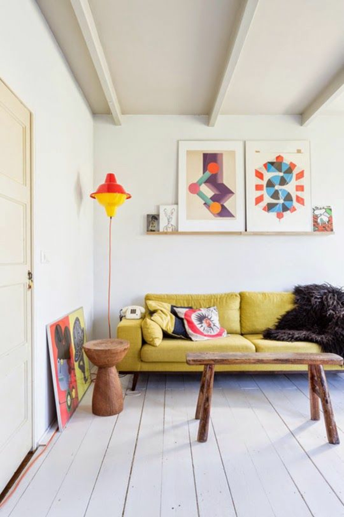 couch kaufen wohnzimmer möbel design sofa gelb