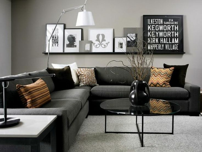 couch kaufen wohnzimmer möbel design sofa schwarz ecksofa