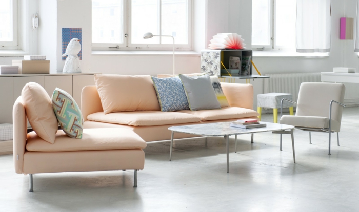 couch kaufen wohnzimmer möbel designer sofa pastellfarben