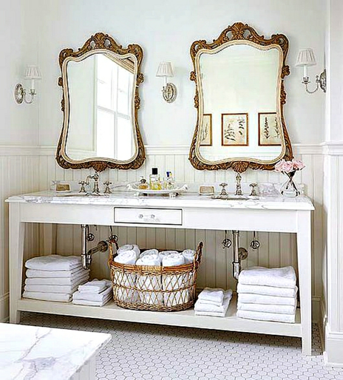 deko spiegel wandspiegel barock stil badezimmer