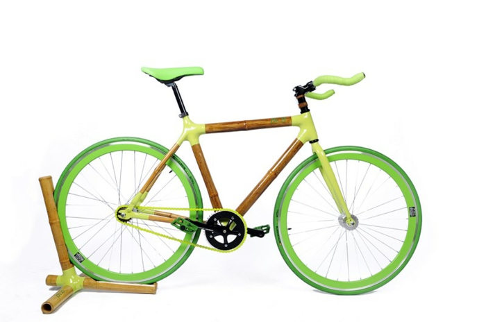 designer fahrräder mit nachhaltigem design bambus und carbon bambusständer