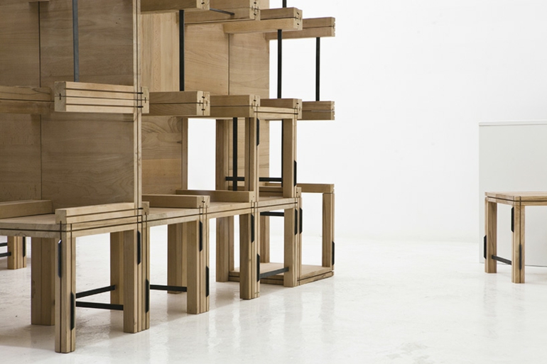 "EMMA" Kleiderschrank System vom Designer Elie Metni für Starch Boutique