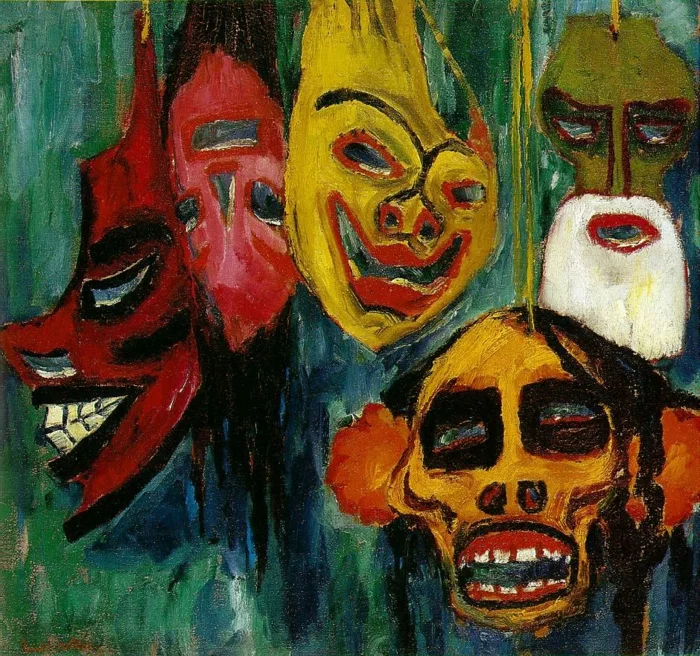 expressionismus nolde brücke masken