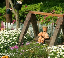 Gartendekorationen Ideen, die für eine heitere Stimmung im Garten sorgen