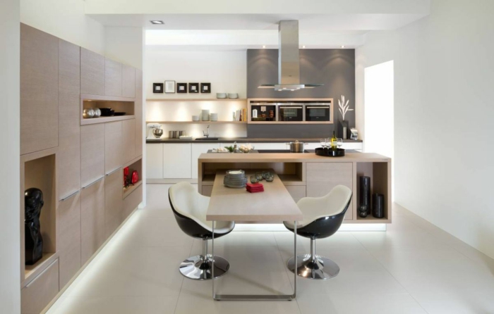 küchendesign nolte küche kücheninsel coole stühle einbauleichten