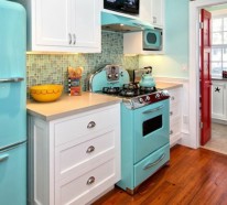 Retro Kühlschrank bringt Stimmung und Zauber in die Küche mit