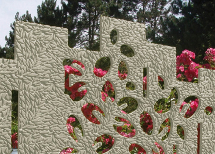 rankgitter gartenzaun beton kunstvoll