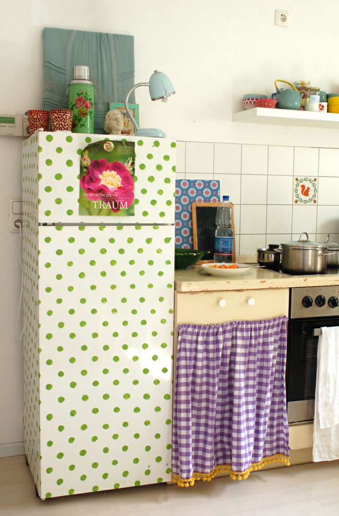 retro kühlschrank schöne retro küche einrichten
