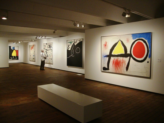 spanien sehenswürdigkeiten museo Joan Miró Barcelona werke kunst