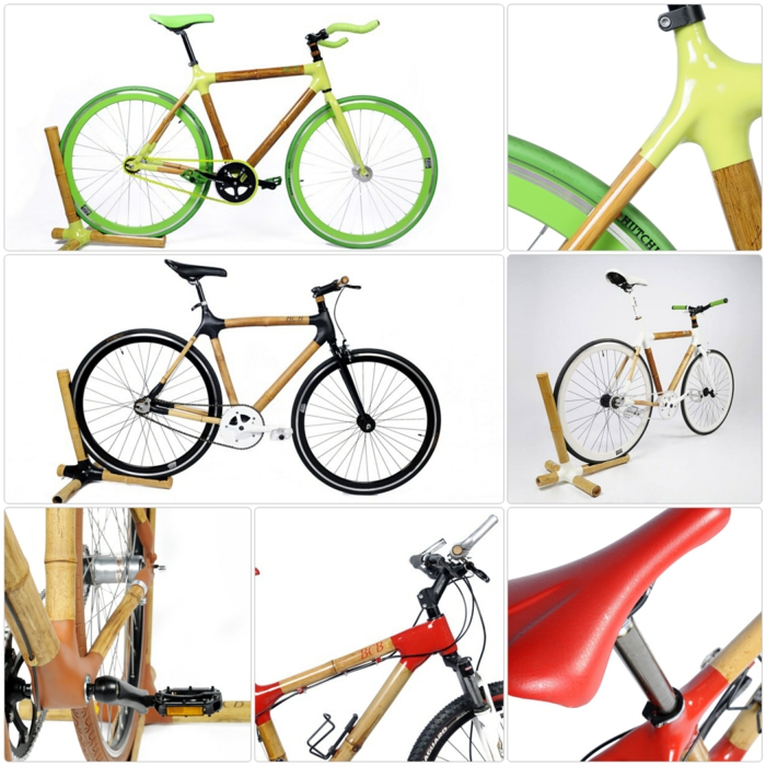 stylische fahrräder nachhaltiges design bambus carbon