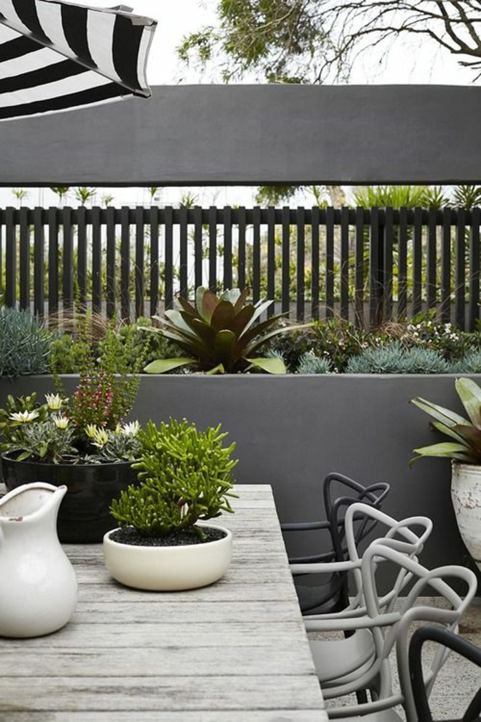 terrassenbepflanzung möbel und deko ideen grüne terrassengestaltung