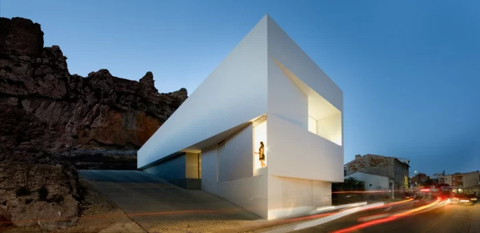 traumhaus bauen schlichtes design beton