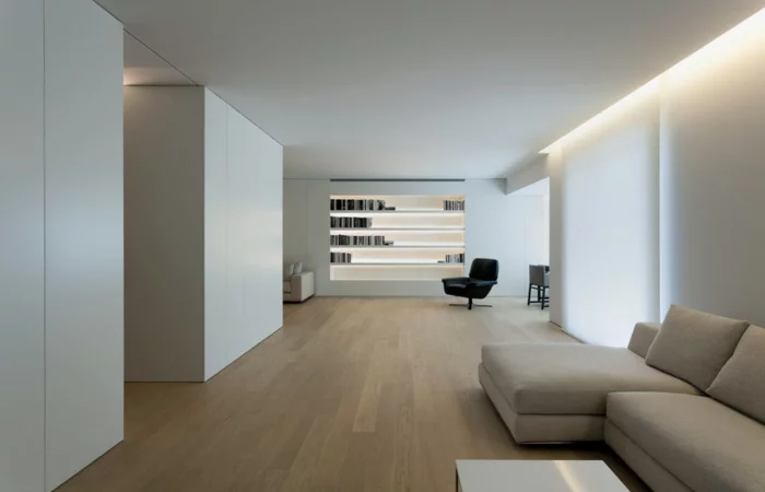 traumhaus bauen wohnzimmer minimalistischer einrichtungsstil