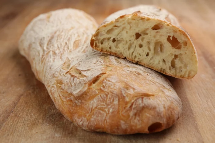 Ciabatta Brot ein und halb
