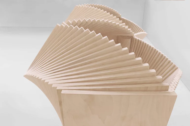 Designer Sideboard wave cabinet holz möbel trends