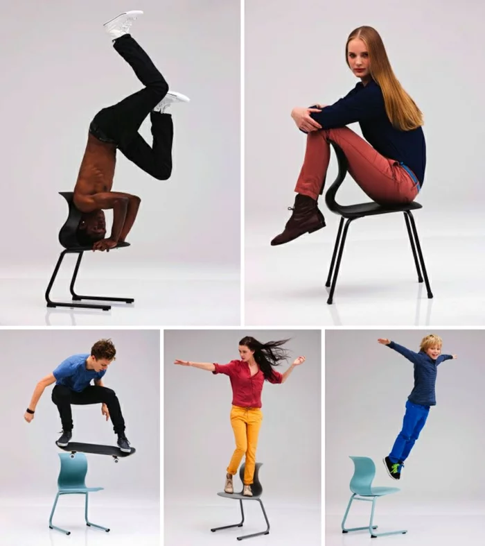 Schulmöbel Stühle Konstantin Grcic moderne Stühle stapelbar