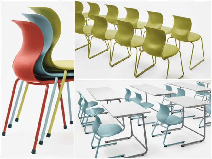 Schulmöbel moderne Stühle von Konstantin Grcic