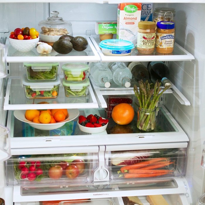 bauchfett weg gesundes essen kühlschrank