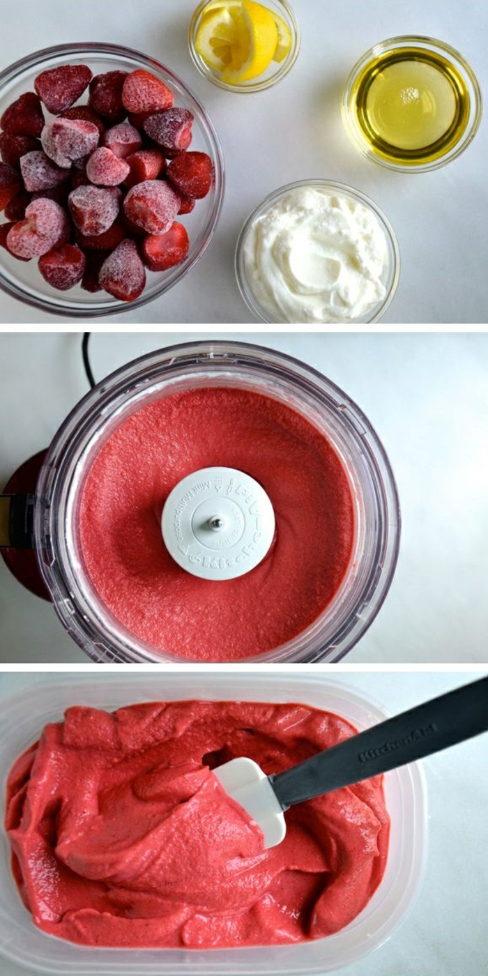 einfache kochrezepte gesunde ernährung erdbeer eis rezepte