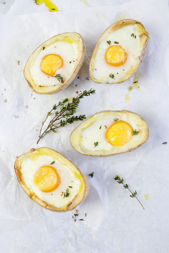 einfache kochrezepte gesunde ernährung kartoffeln mit eier