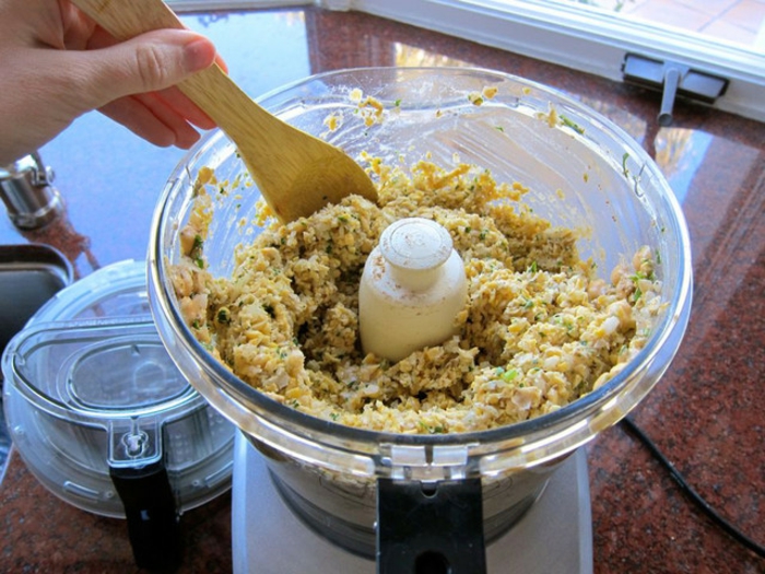 falafel rezept gesund leicht kichererbsen küchenmaschine