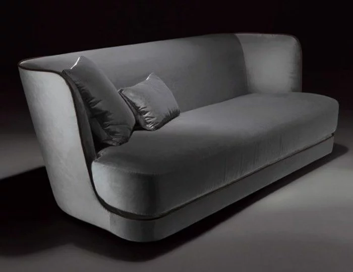 graues wohnimmer sofa italienische polstermöbel